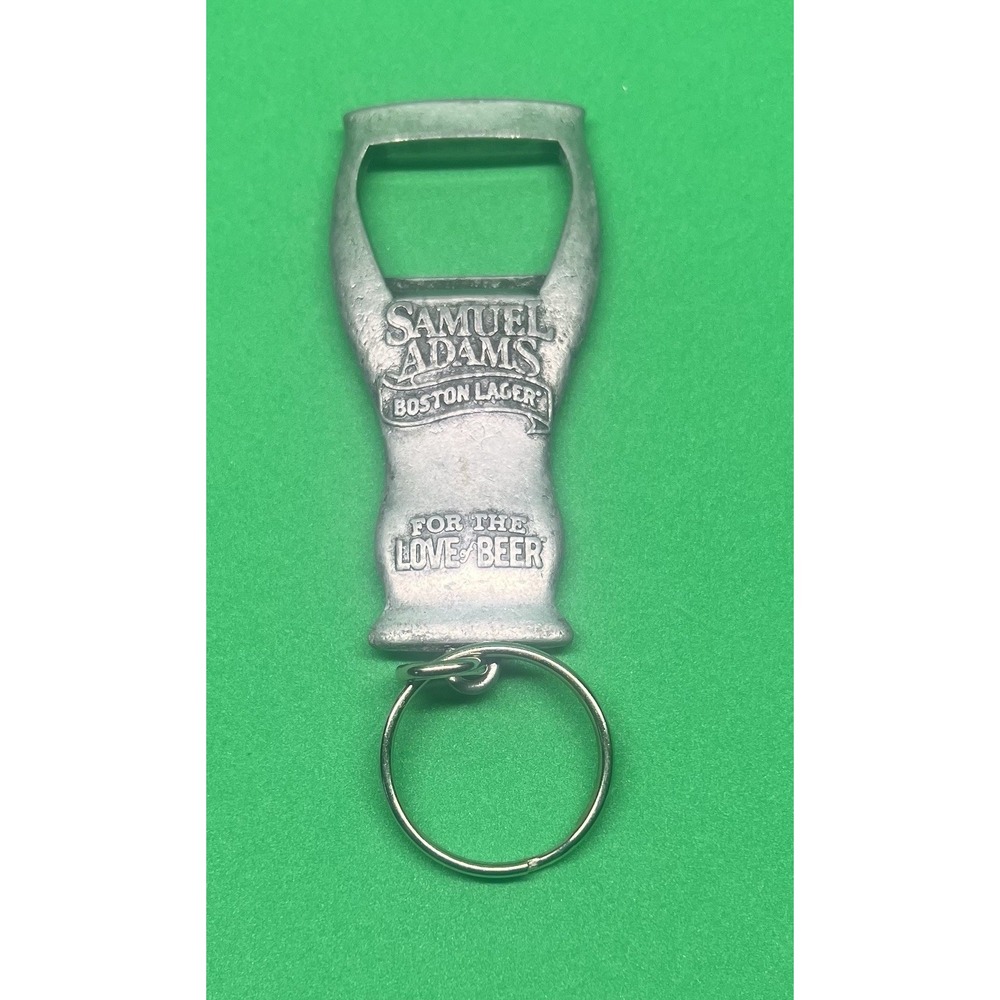 Samuel Sam Adams Boston Lager Metal Keychain Bottle Opener For The‎ Love Beer
